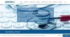 Desktop Screenshot of medsurv.de